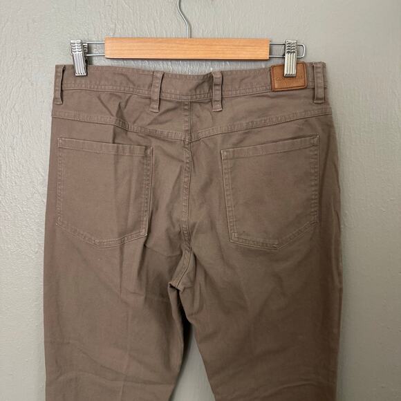 GENTEAL Brown Chino Pants Size 32x30 Casual comfort everyday - Picture 4 of 7